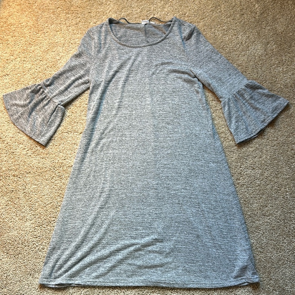 Gap lightweight sweater dress. Bell sleeves at elbow.